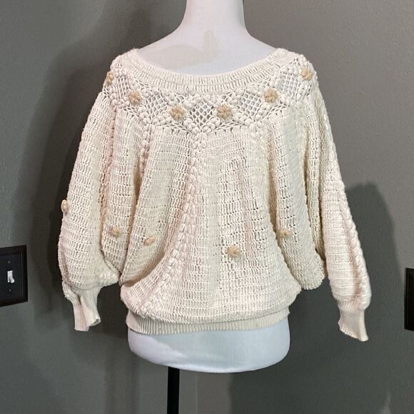 Vintage International Apparel Grannycore Cottage Core Knit Oversized Sweater - Picture 8 of 11